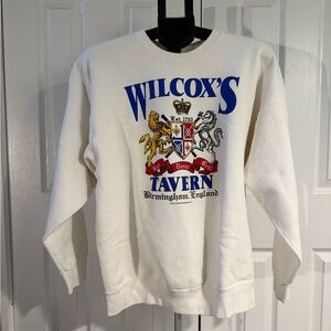 Vintage 1991 Wilcox’s Tavern White Crewneck